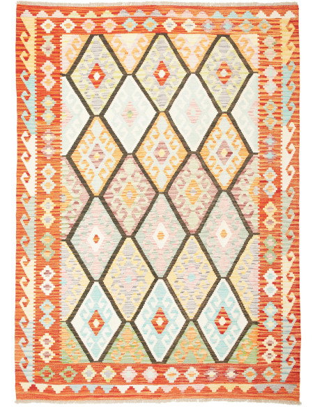 Kilim 176x243 Cm Kilim Afghanistan Hand-carded Wool