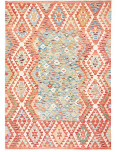 Kilim 174x241 Cm Kilim, Afghanistan, Hand-carded Wool (warp: