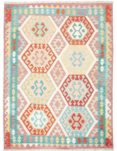 Kilim 155x209 Cm Kilim, Afghanistan, Hand-carded Wool