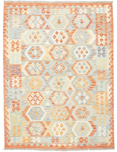 Kilim 153x201 Cm Kilim Afghanistan Lana Cardata A Mano