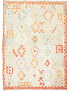 Kilim 150x205 Cm Kilim, Afghanistan, Lana Cardata A Mano