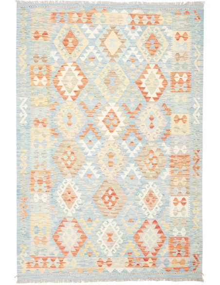 Kilim 174x255 Cm Kilim, Afghanistan, Lana Cardata A Mano,