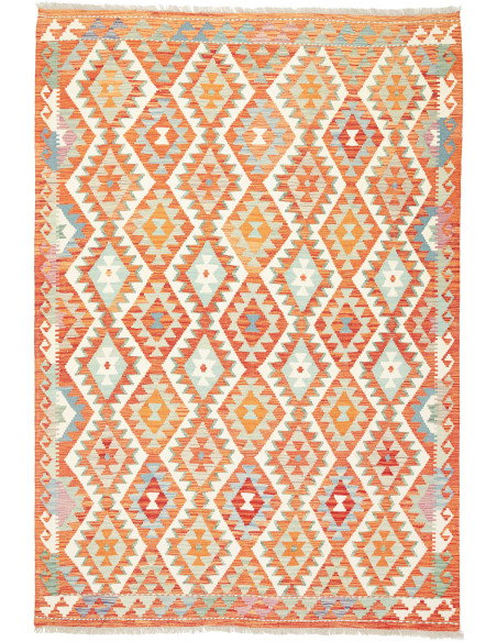Kilim 173x249 Cm Kilim, Afghanistan, Lana Cardata A Mano