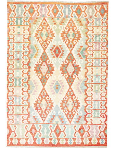 Kilim 175x251 Cm Kilim, Afghanistan, Lana Cardata A Mano,