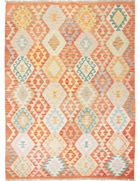 Kilim 178x240 Cm Afghan Kilim Hand-carded Wool