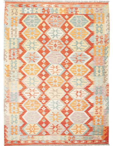 Kilim 176x240 Cm Kilim, Afghanistan, Lana Cardata A Mano
