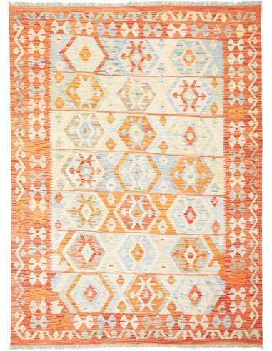 Kilim 173x233 Cm Kilim, Afghanistan, Lana Cardata A Mano,