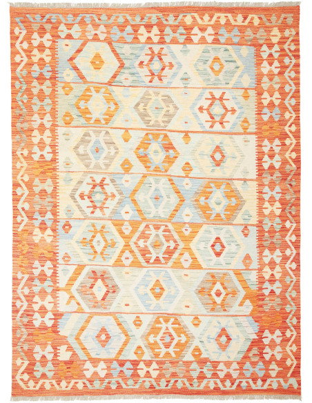 Kilim 173x233 Cm Kilim, Afghanistan, Lana Cardata A Mano,