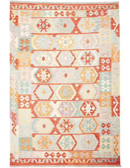 Kilim 169x246 Cm Kilim Afghanistan Lana Cardata A Mano