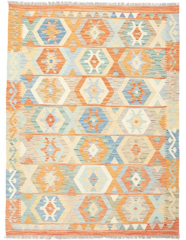 Kilim 150x200 Cm Kilim, Afghanistan, Hand-carded Wool (warp:
