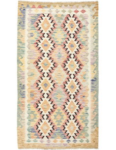 Kilim 104x187 Cm Kilim. Afghanistan. Hand-carded Wool (warp: