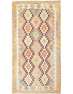 Kilim 103x196 Cm Kilim, Afghanistan, Lana Cardata A Mano