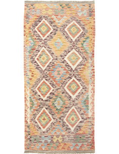 Kilim 100x215 Cm Kilim, Afghanistan, Lana Cardata A Mano