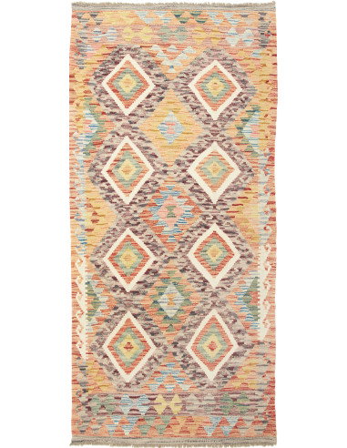 Kilim 100x215 Cm Kilim, Afghanistan, Lana Cardata A Mano