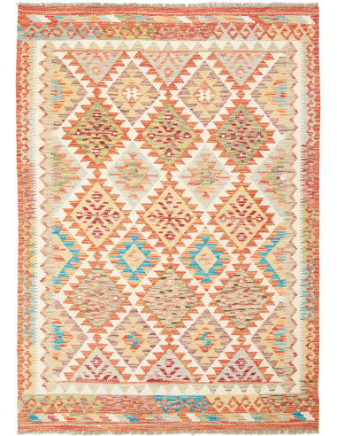 Kilim 127x183 Cm Kilim, Afghanistan, Hand-carded Wool
