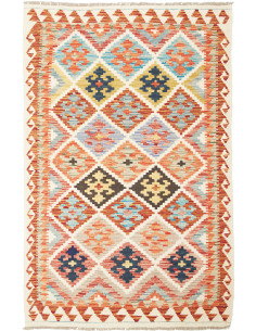 Kilim 112x175 Cm Kilim Afghanistan, Lana Cardata A Mano