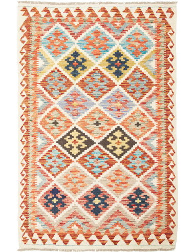 Kilim 112x175 Cm Kilim Afghanistan, Lana Cardata A Mano
