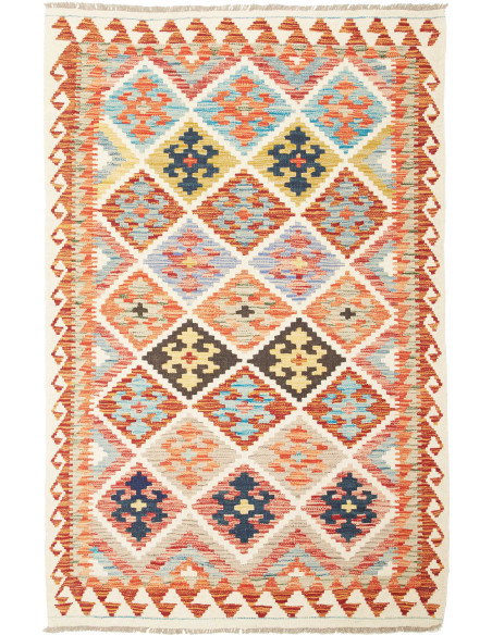 Kilim 112x175 Cm Kilim Afghanistan, Lana Cardata A Mano