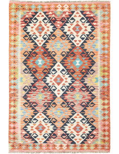 Kilim 122x183 Cm Kilim, Afghanistan, Hand-carded Wool (warp: