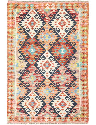 Kilim 122x183 Cm Kilim, Afghanistan, Lana Cardata A Mano