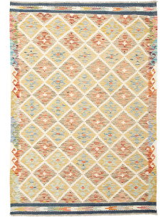 Kilim 130x184 Cm Kilim Afghanistan Hand-carded Wool