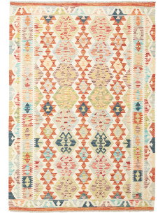 Kilim 130x185 Cm Kilim, Afghanistan, Lana Cardata A Mano