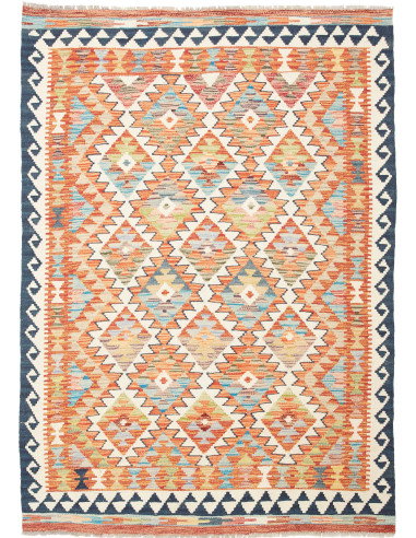Kilim 126x180 Cm Kilim, Afghanistan, Hand-carded Wool,