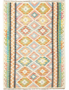 Kilim 125x174 Cm Kilim, Afghanistan, Lana Cardata A Mano,