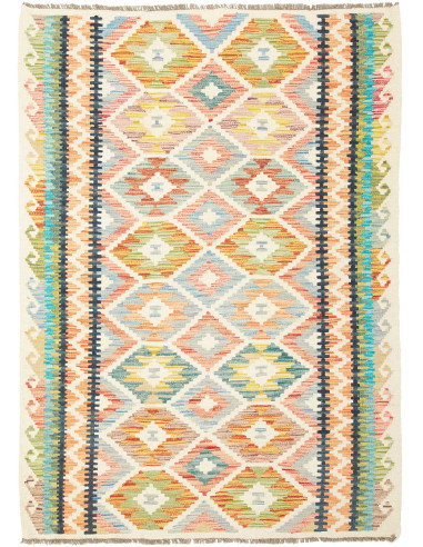 Kilim 125x174 Cm Kilim, Afghanistan, Hand-carded Wool,