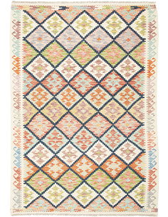 Kilim 126x182 Cm Kilim Afghanistan, Lana Cardata A Mano,