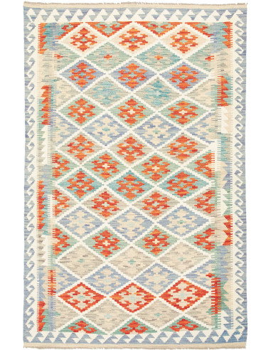 Kilim 125x192 Cm Kilim, Afghanistan, Hand-carded Wool (warp: