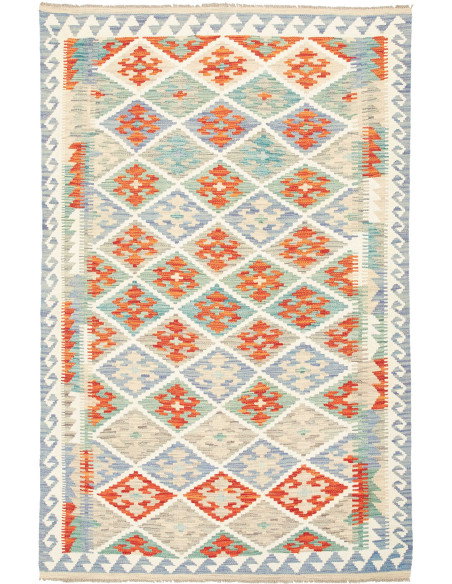 Kilim 125x192 Cm Kilim, Afghanistan, Hand-carded Wool (warp: