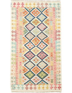 Kilim 104x188 Cm Kilim Afghanistan Hand-carded Wool Cotton