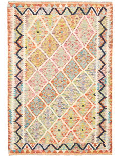 Kilim 128x184 Cm Kilim Afghano, Lana Cardata A Mano