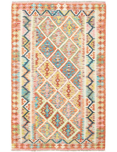 Kilim 123x192 Cm Kilim, Afghanistan, Hand-carded Wool (warp: