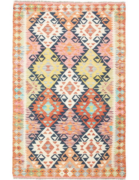 Kilim 119x189 Cm Kilim Afghanistan Lana Cardata A Mano Su