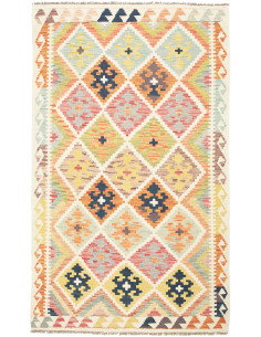 Kilim 120x197 Cm Kilim, Afghanistan, Lana Cardata A Mano