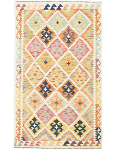 Kilim 120x197 Cm Kilim, Afghanistan, Lana Cardata A Mano