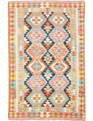 Kilim 120x186 Cm Kilim Afghanistan, Lana Cardata A Mano
