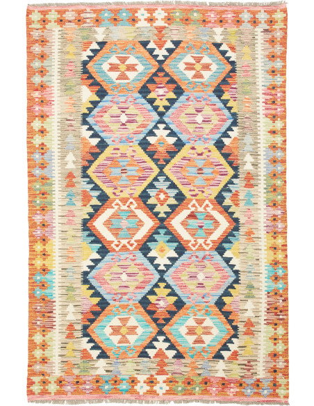 Kilim 120x186 Cm Kilim Afghanistan, Lana Cardata A Mano