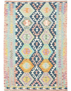 Kilim 129x179 Cm Kilim Afghanistan Lana Cardata A Mano