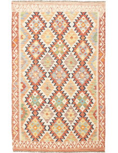 Kilim 120x188 Cm Kilim Afghanistan, Hand-carded Wool (warp