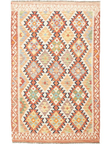 Kilim 120x188 Cm Kilim Afghanistan, Hand-carded Wool (warp