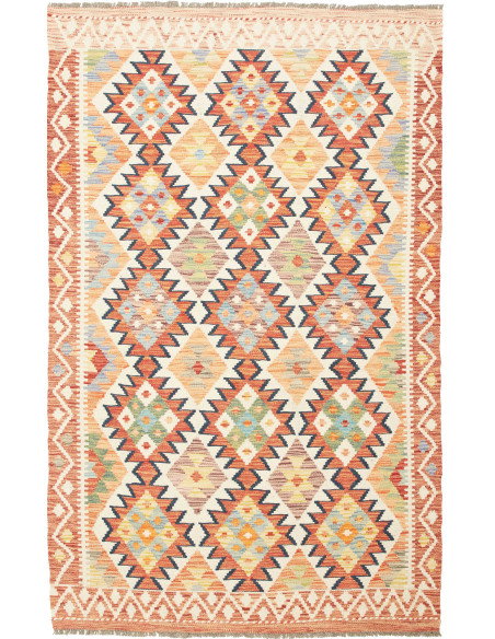 Kilim 120x188 Cm Kilim Afghanistan, Hand-carded Wool (warp