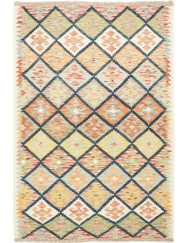 Kilim 125x188 Cm Kilim, Afghanistan, Hand-carded Wool (warp: