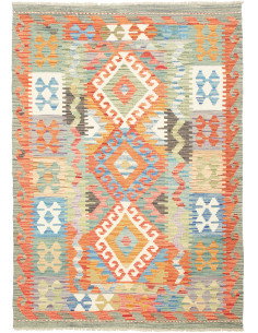 Kilim 124x175 Cm Kilim, Afghanistan, Hand-carded Wool (warp: