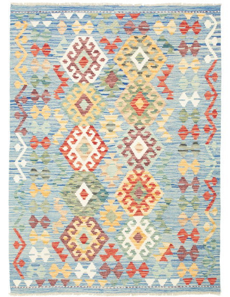 Kilim 128x178 Cm Kilim, Afghanistan, Hand-carded Wool (warp: