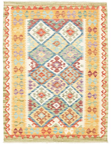 Kilim 128x169 Cm Kilim Afghanistan Hand-carded Wool