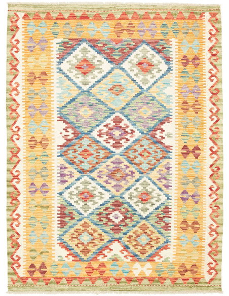 Kilim 128x169 Cm Kilim Afghanistan Lana Cardata A Mano