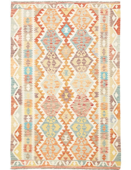 Kilim 125x189 Cm Kilim, Afghanistan, Hand-carded Wool (warp: